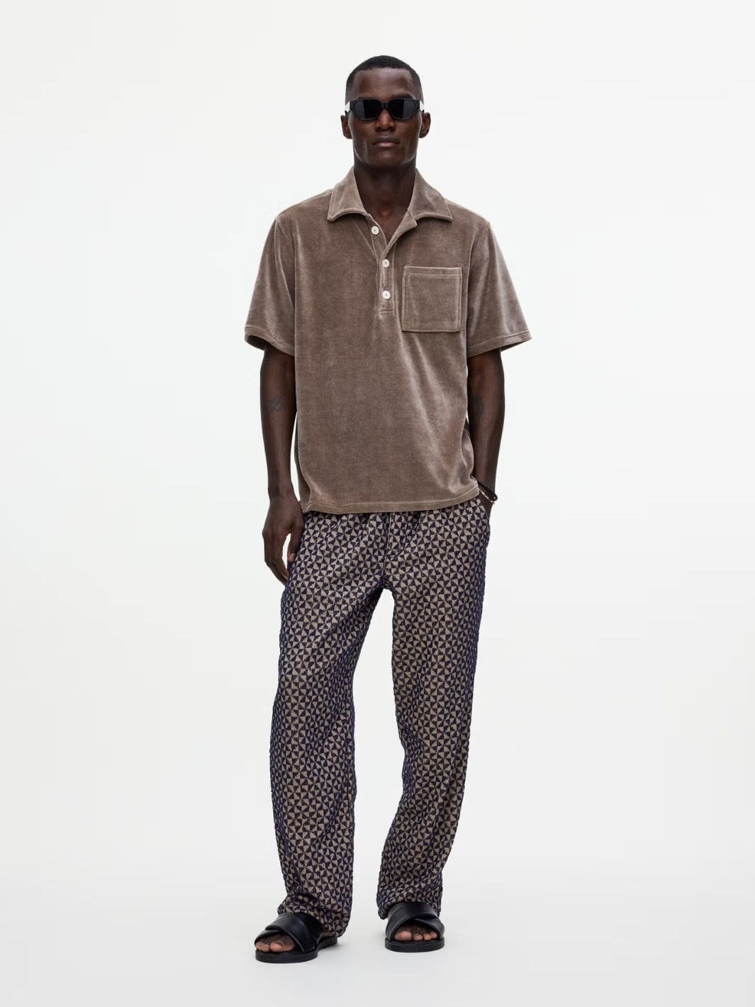 Oas Shirts Girona Velour Shirt Morel