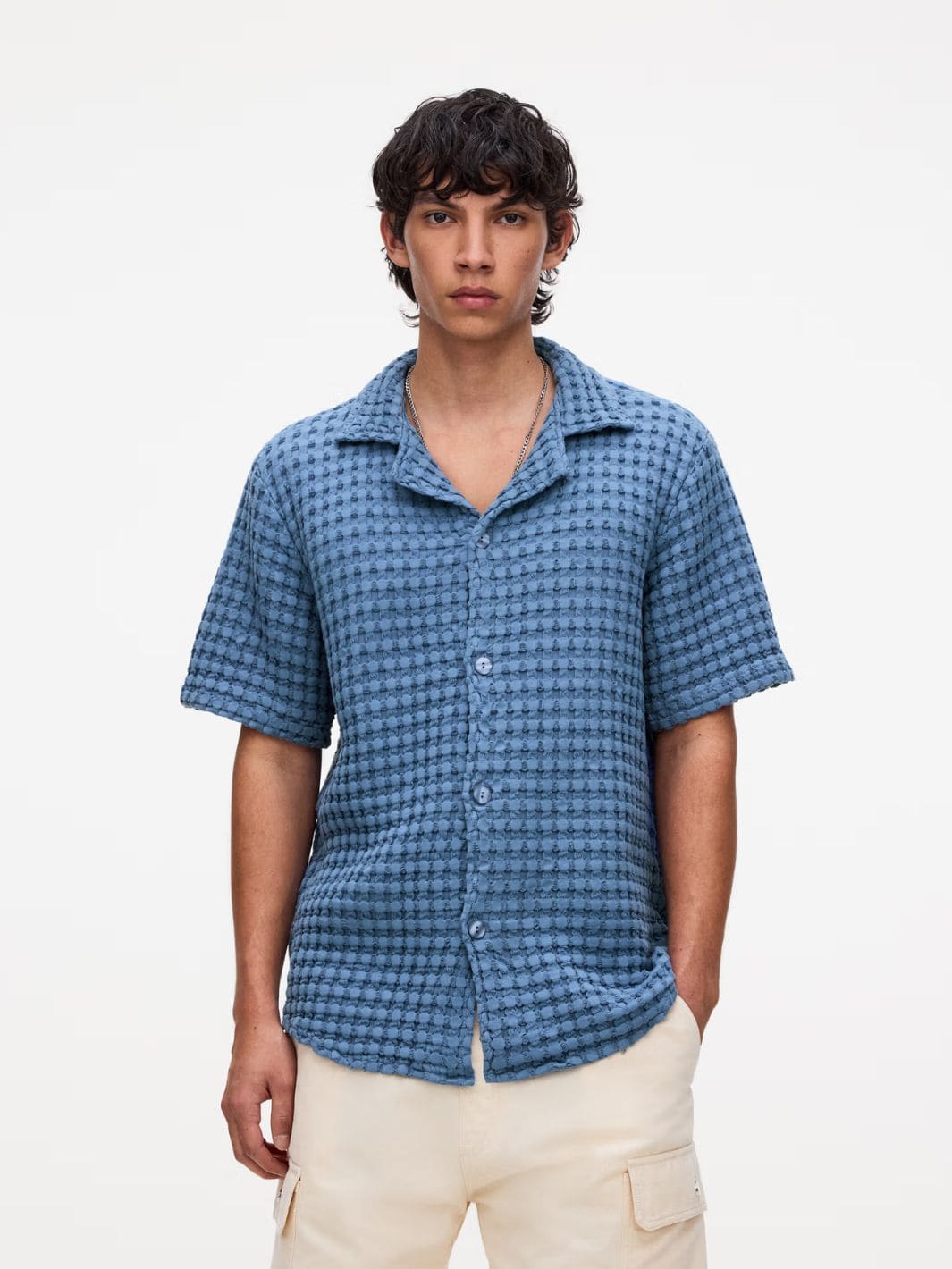 Oas Shirts Skjorte | Cuba Waffle Shirt Cornet