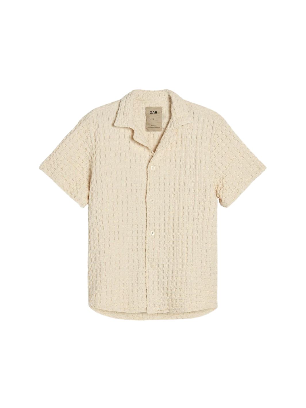 Oas Shirts Skjorte | Cuba Waffle Shirt Ecru