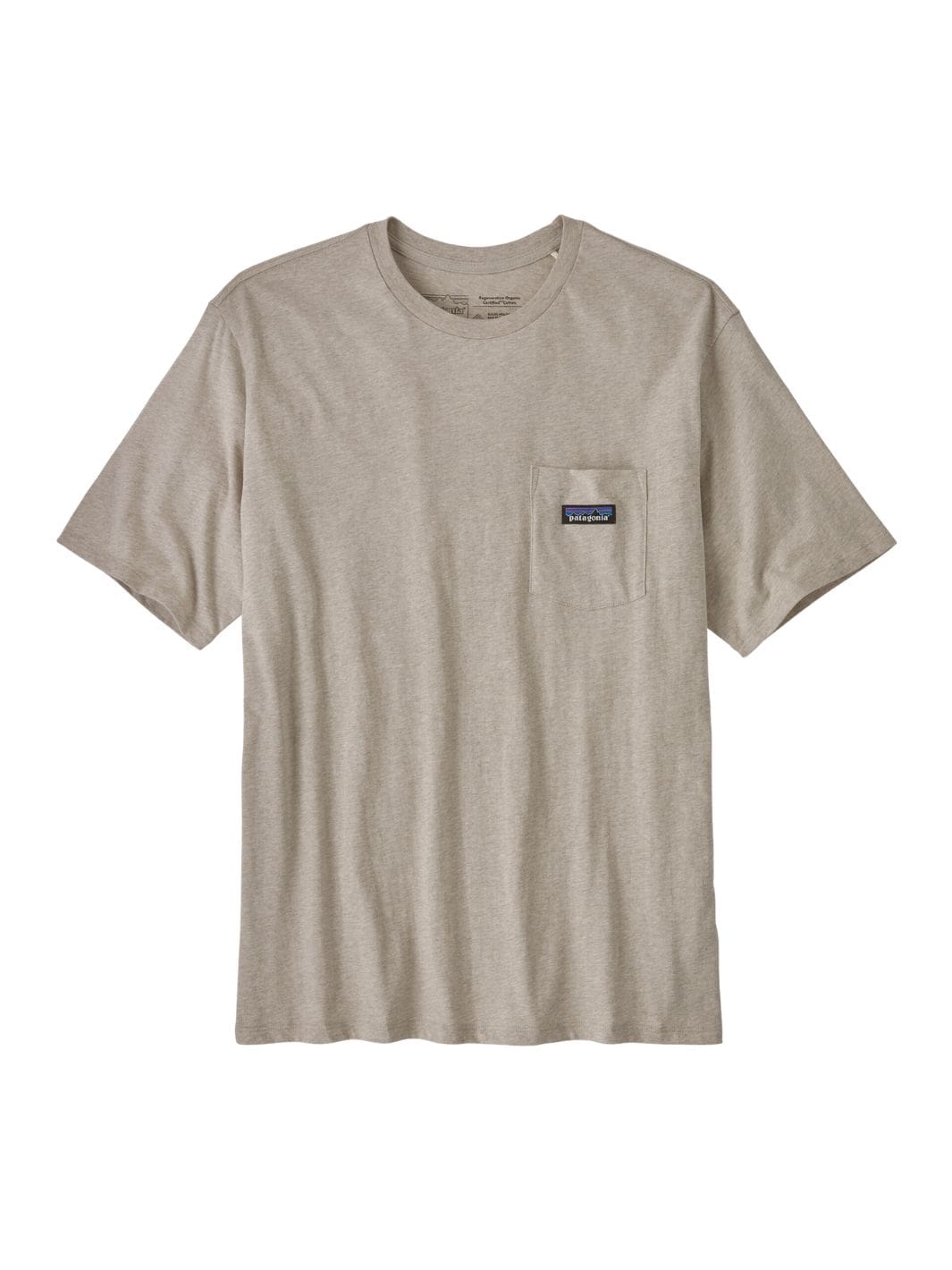 Patagonia Tees & Longsleeves T-skjorte | Organic LW Pocket Tee Tailored Gray