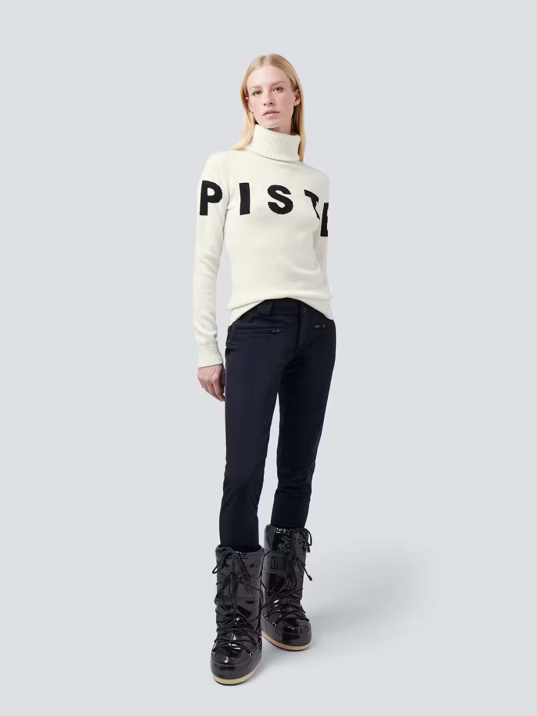 Perfect Moment Knit Genser | Piste Sweater Snow White