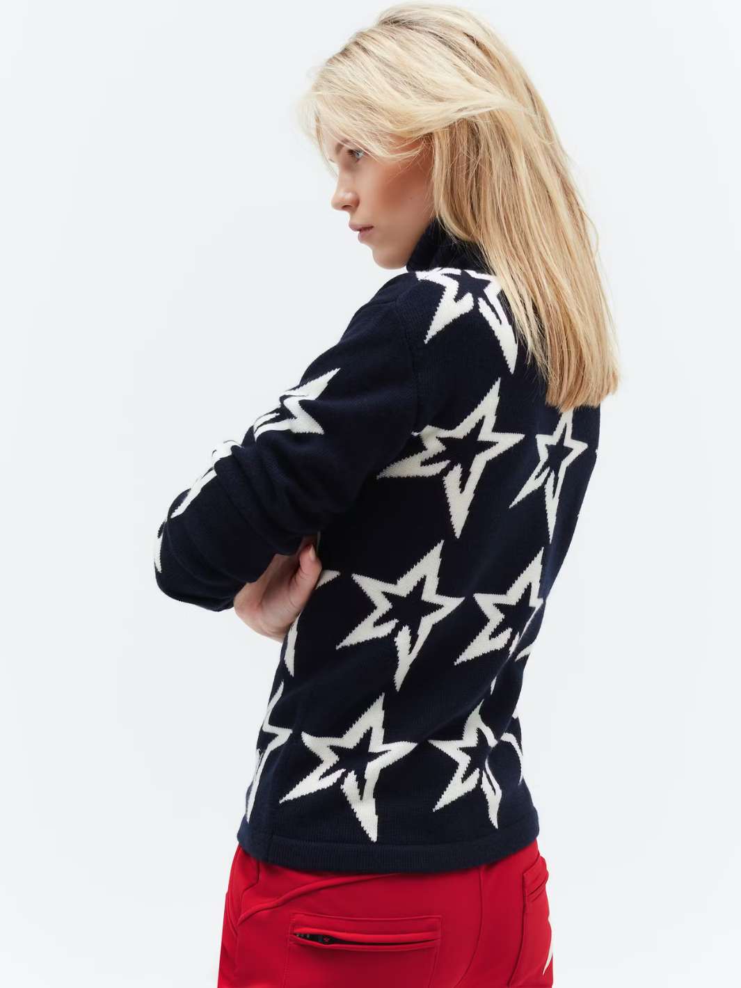 Perfect Moment Knit Genser | Stardust Sweater Navy
