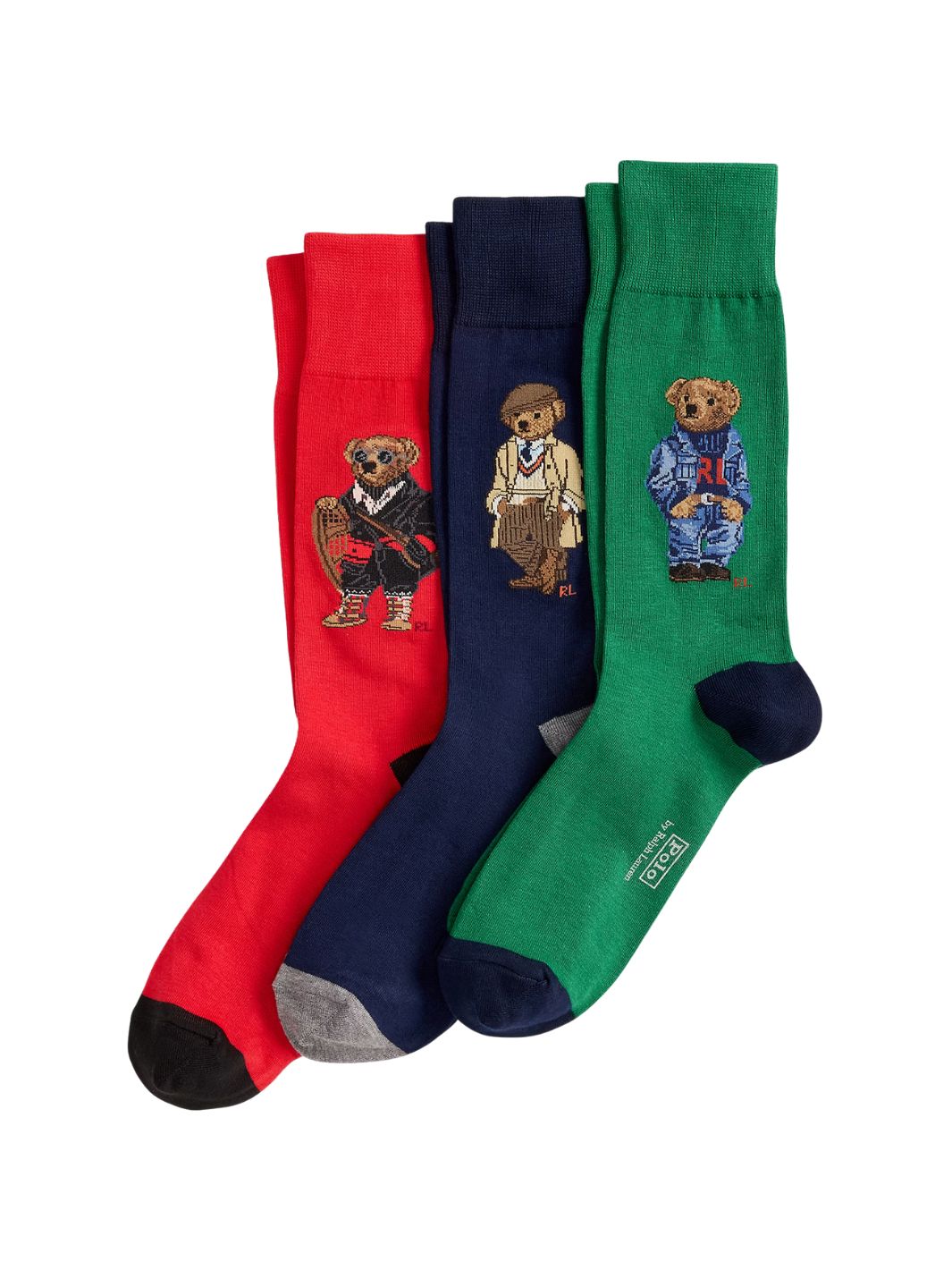 Polo Ralph Lauren Accessories Polo Bear Trouser Sock 3-Pack Gift Set