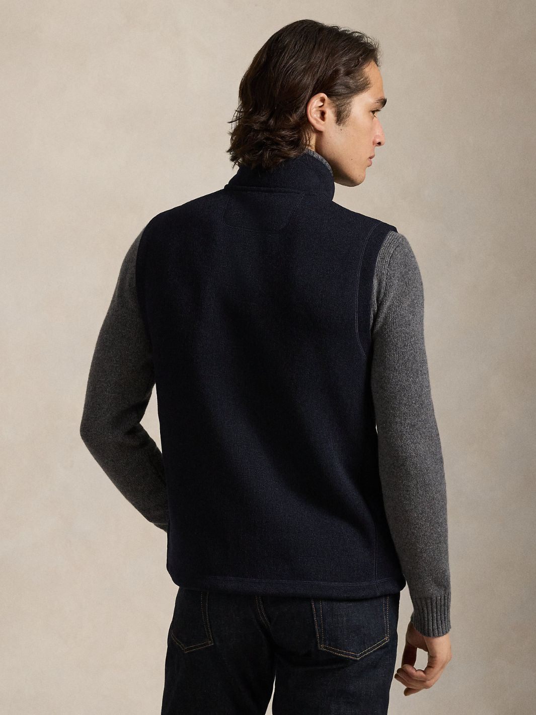 Polo Ralph Lauren Outerwear Vest | Recycled Sweater Fleece Navy