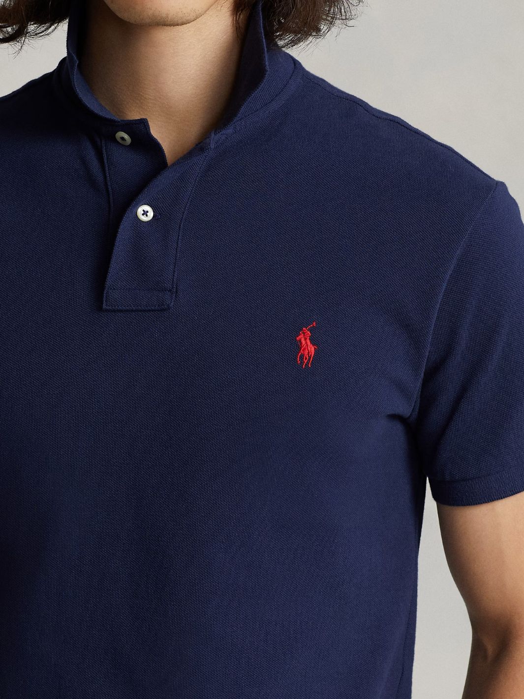Polo Ralph Lauren Pique Pique | Custom Slim Pique Blue