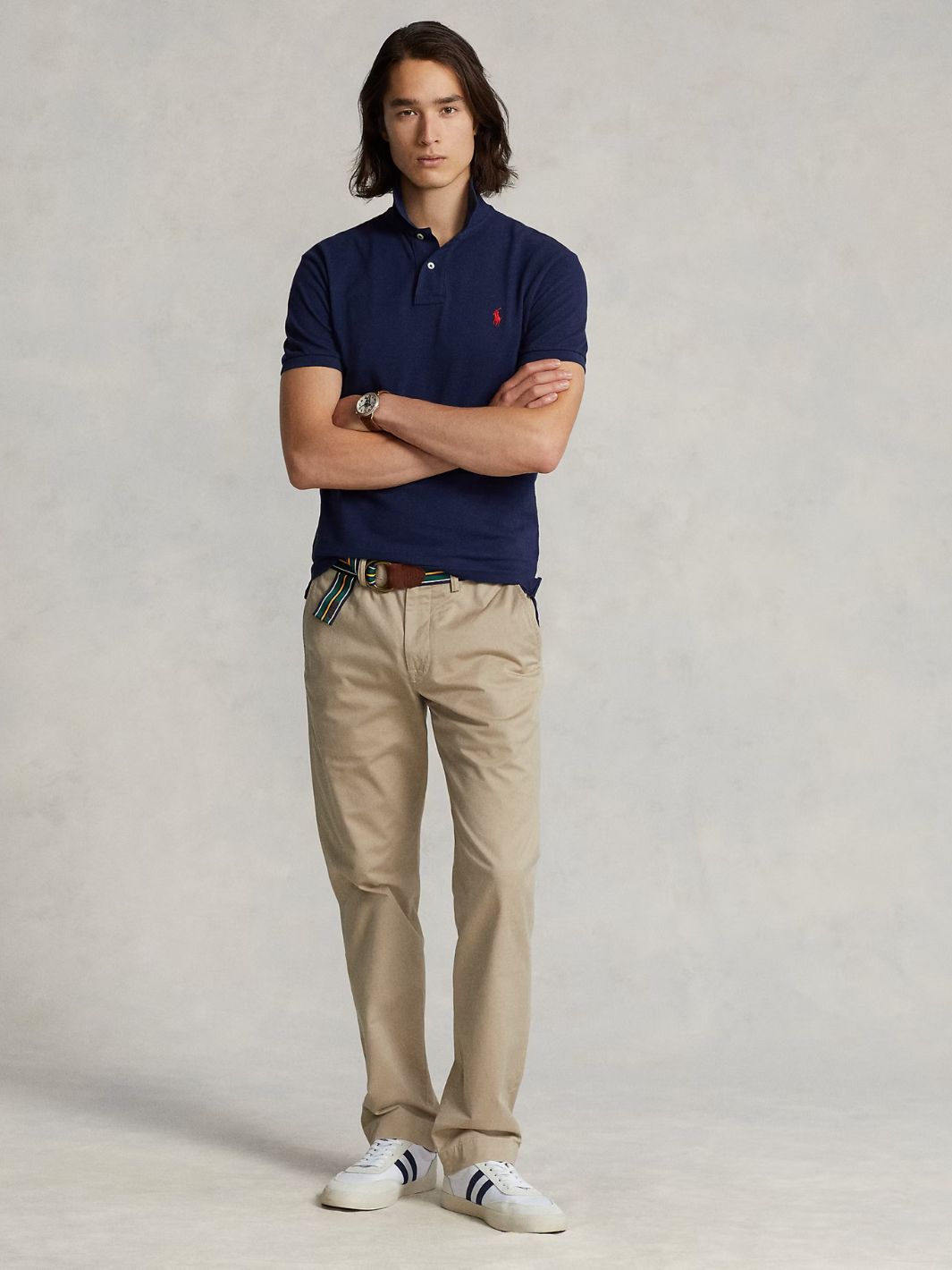 Polo Ralph Lauren Pique Pique | Custom Slim Pique Blue