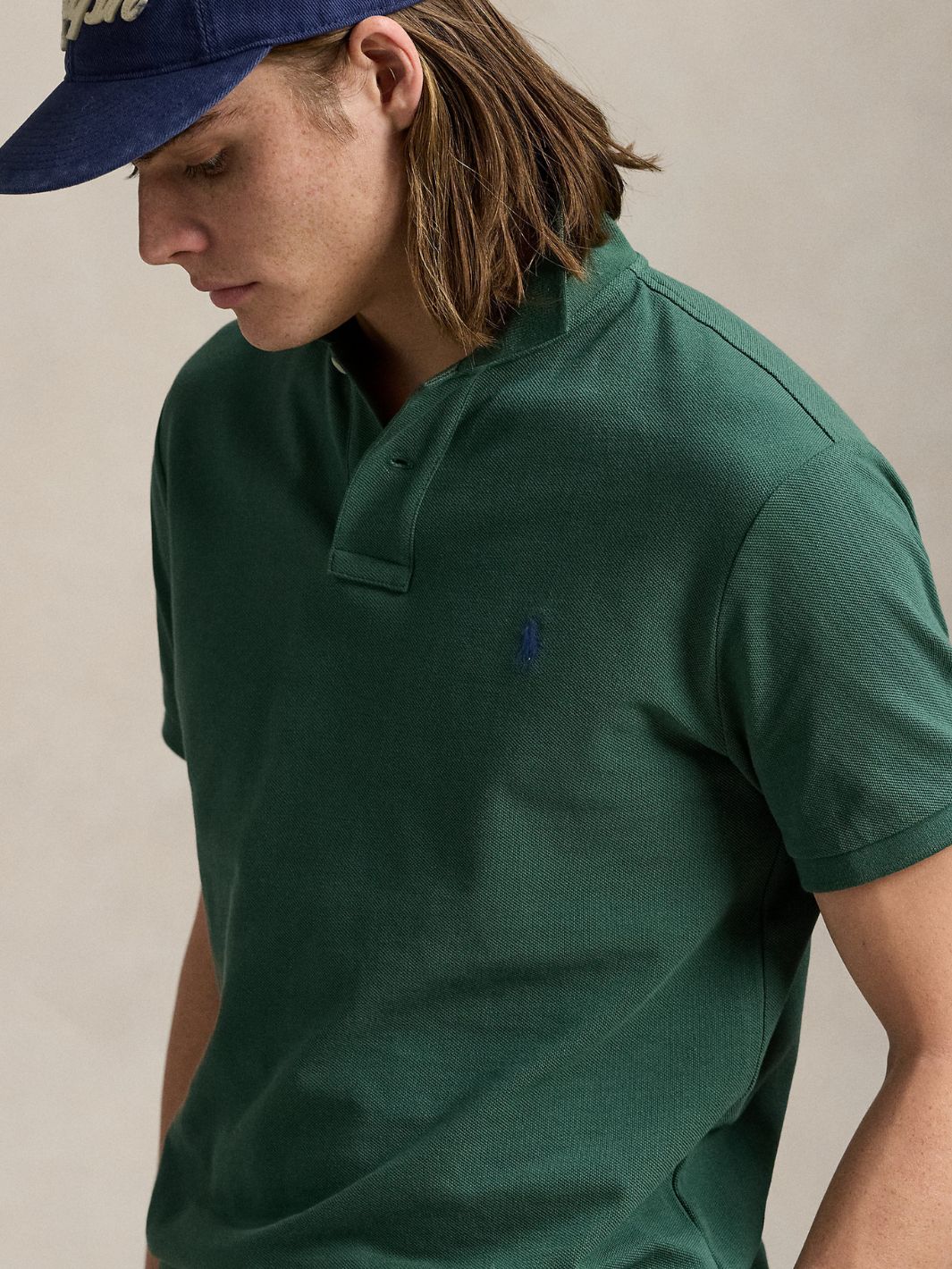 Polo Ralph Lauren Pique Pique | Custom Slim Pique Green