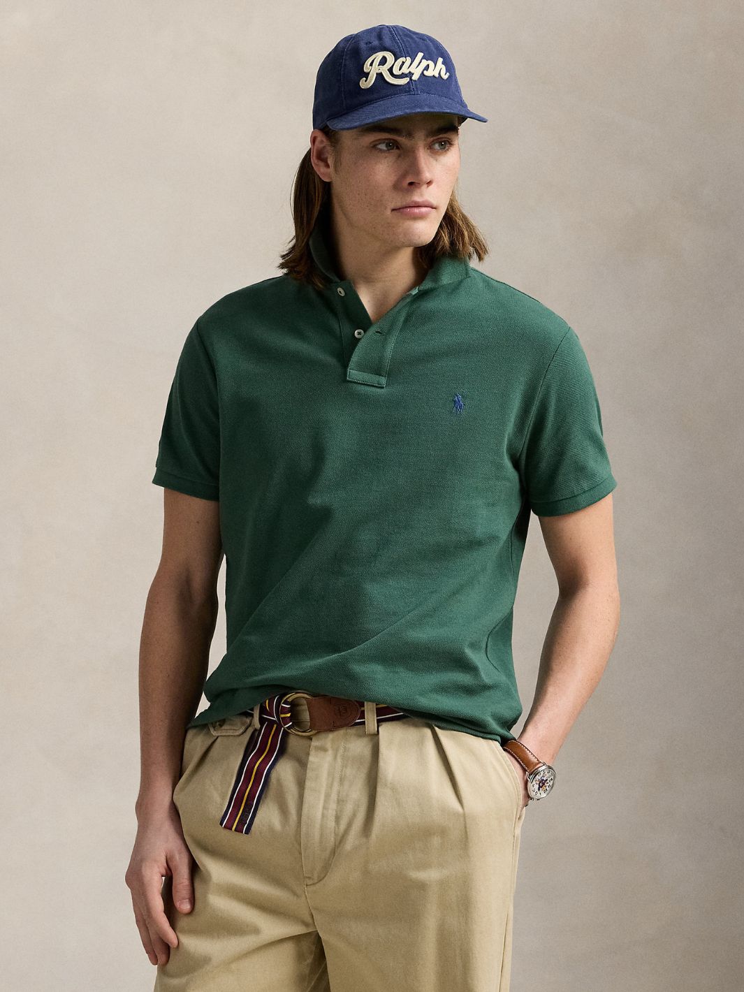 Polo Ralph Lauren Pique Pique | Custom Slim Pique Green