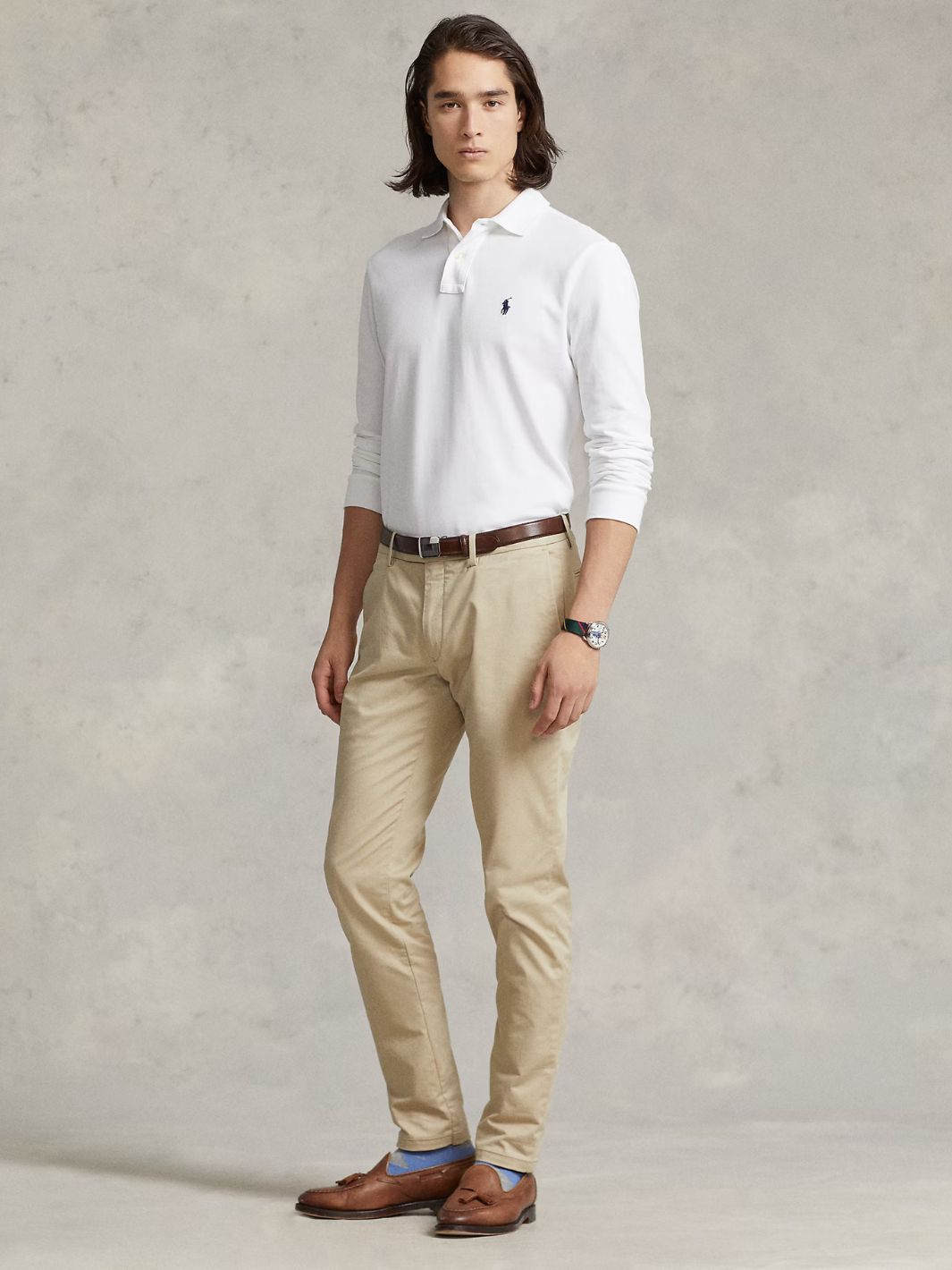 Polo Ralph Lauren Shirts Longsleeve | LS Custom Pique White