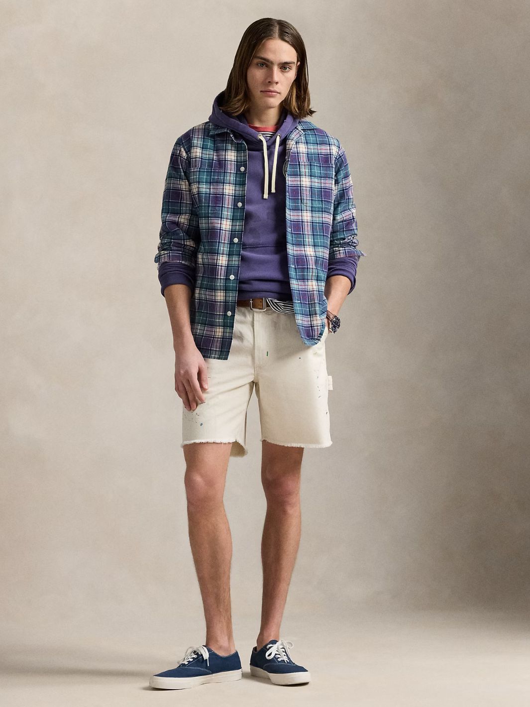 Polo Ralph Lauren Shirts Skjorte | Classic Fit Plaid Flannel Camp Shirt