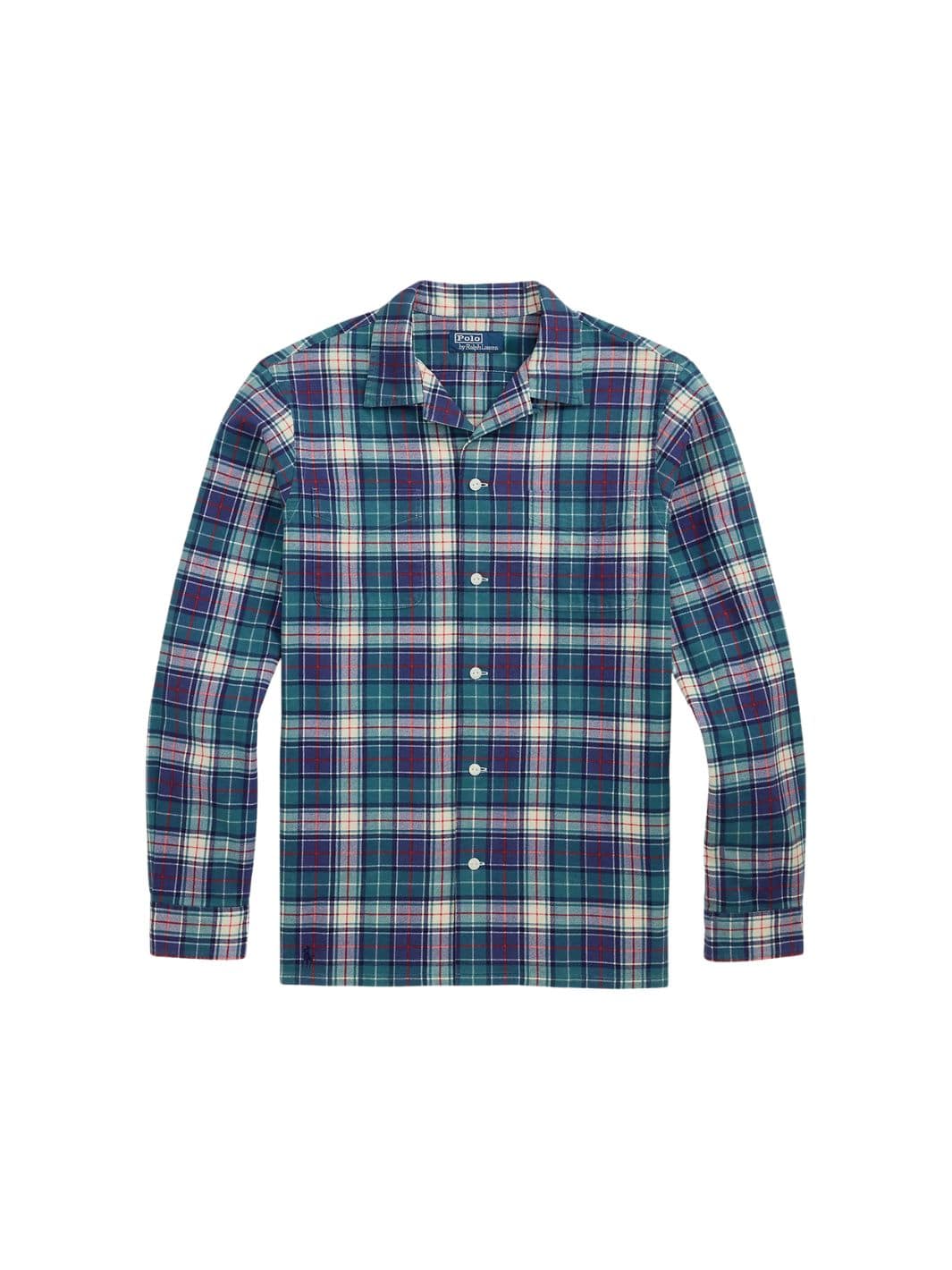 Polo Ralph Lauren Shirts Skjorte | Classic Fit Plaid Flannel Camp Shirt