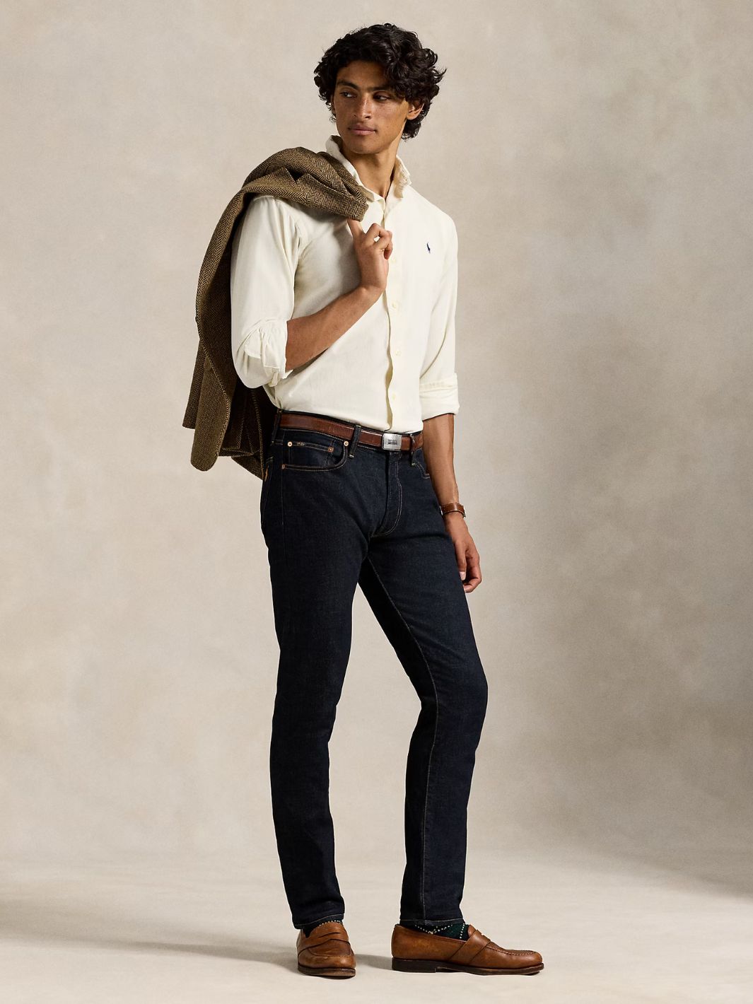 Polo Ralph Lauren Shirts Skjorte | Custom Fit Corduroy Shirt Cream