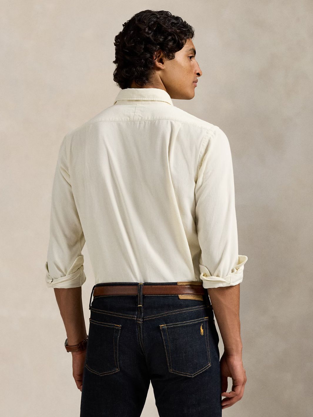 Polo Ralph Lauren Shirts Skjorte | Custom Fit Corduroy Shirt Cream