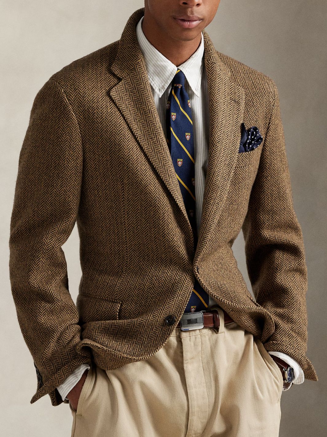 Polo Ralph Lauren Shirts Skjorte | Custom Fit Oxford Beige/White