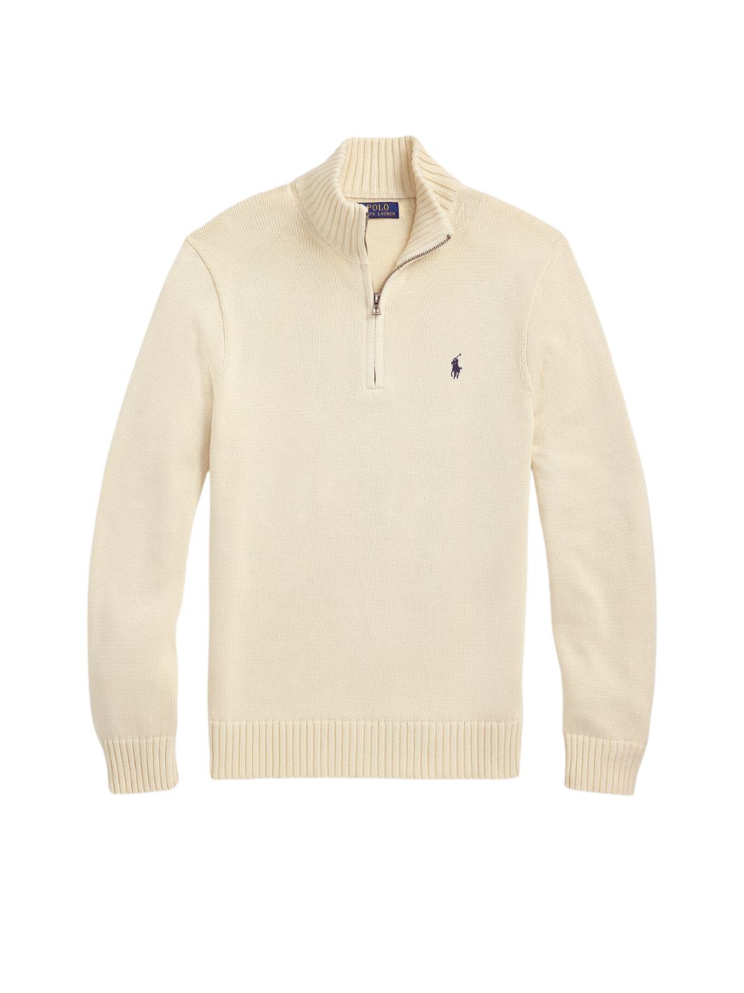Polo Ralph Lauren Sweaters Genser | Pullover Half Zip Cream