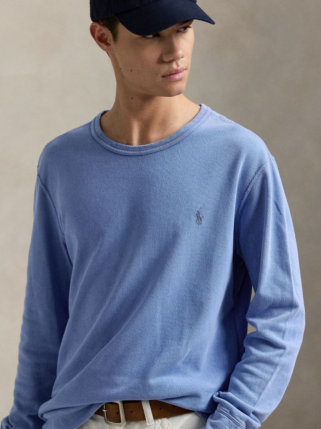 Polo Ralph Lauren Sweaters Genser | Terry Sweatshirt Campus Blue