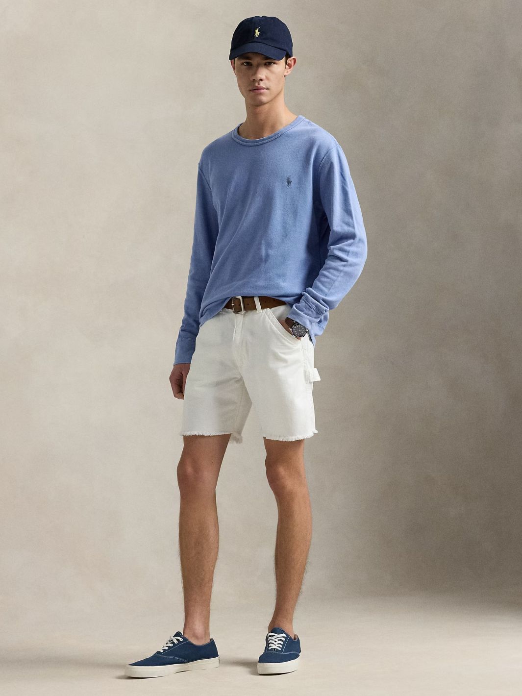 Polo Ralph Lauren Sweaters Genser | Terry Sweatshirt Campus Blue