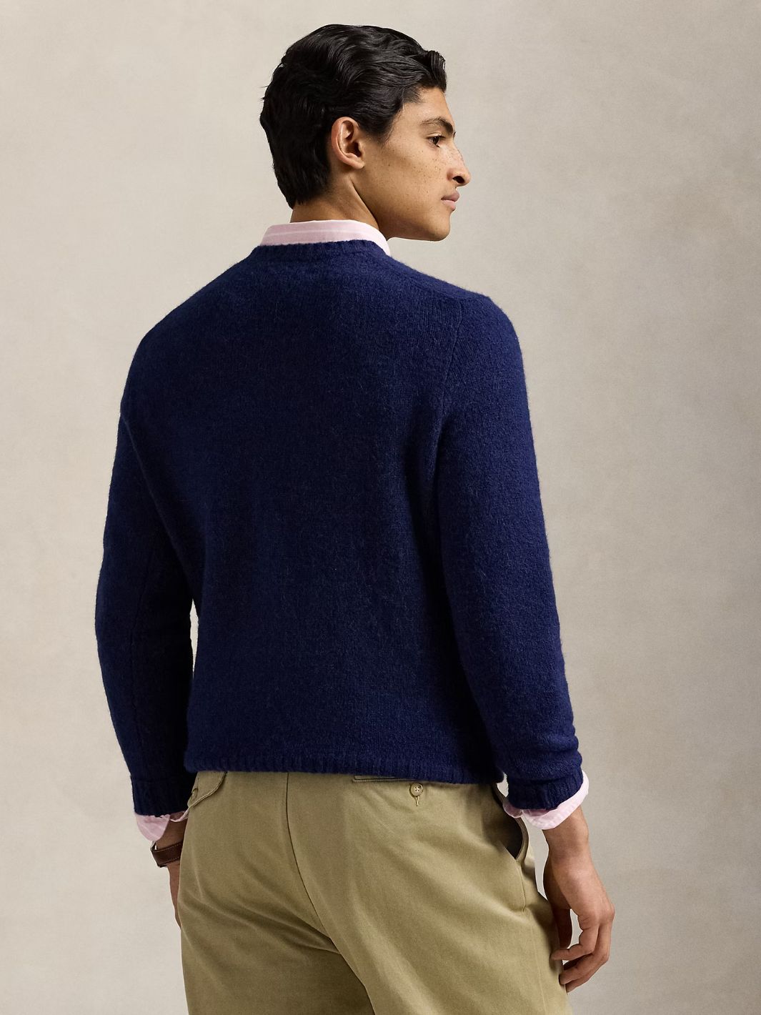 Polo Ralph Lauren Sweaters Genser | Textured Crewneck Jumper Navy