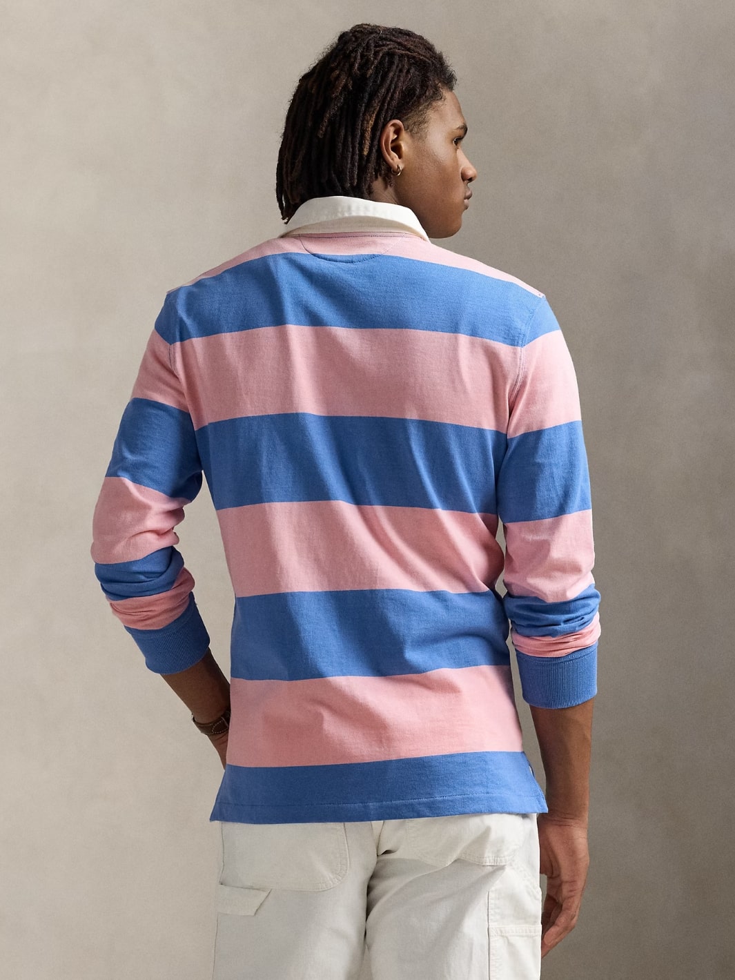 Polo Ralph Lauren Sweaters Genser | The Iconic Rugby Shirt Garden Pink/Blue
