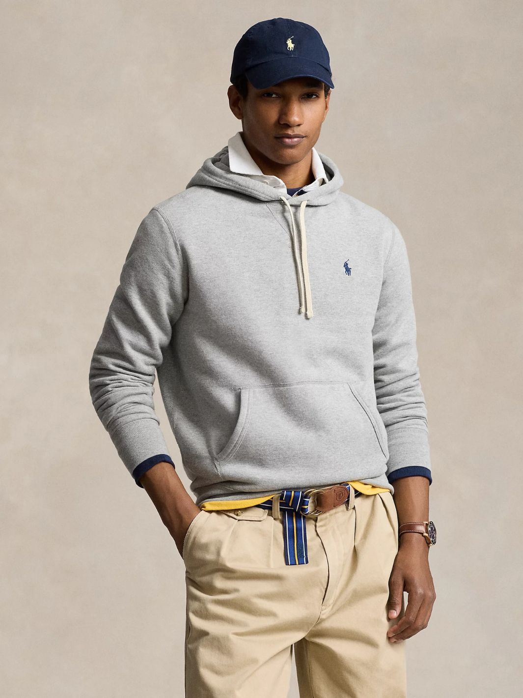 Polo Ralph Lauren Sweaters Hettegenser | The RL Fleece Hoodie Grey