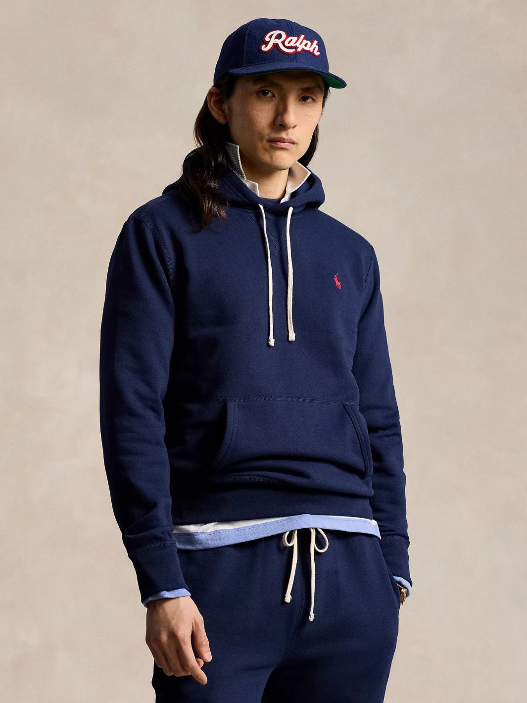Polo Ralph Lauren Sweaters Hettegenser | The RL Fleece Hoodie Navy