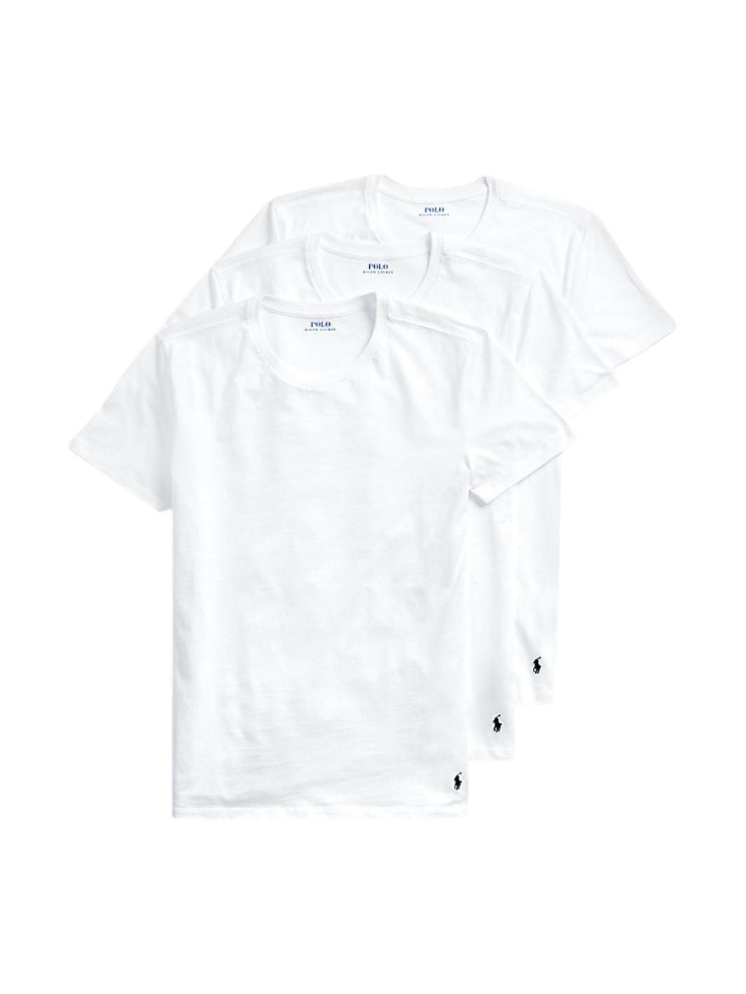 Polo Ralph Lauren Tees & Longsleeves T-Skjorte | Slim Crewneck 3-Pack White