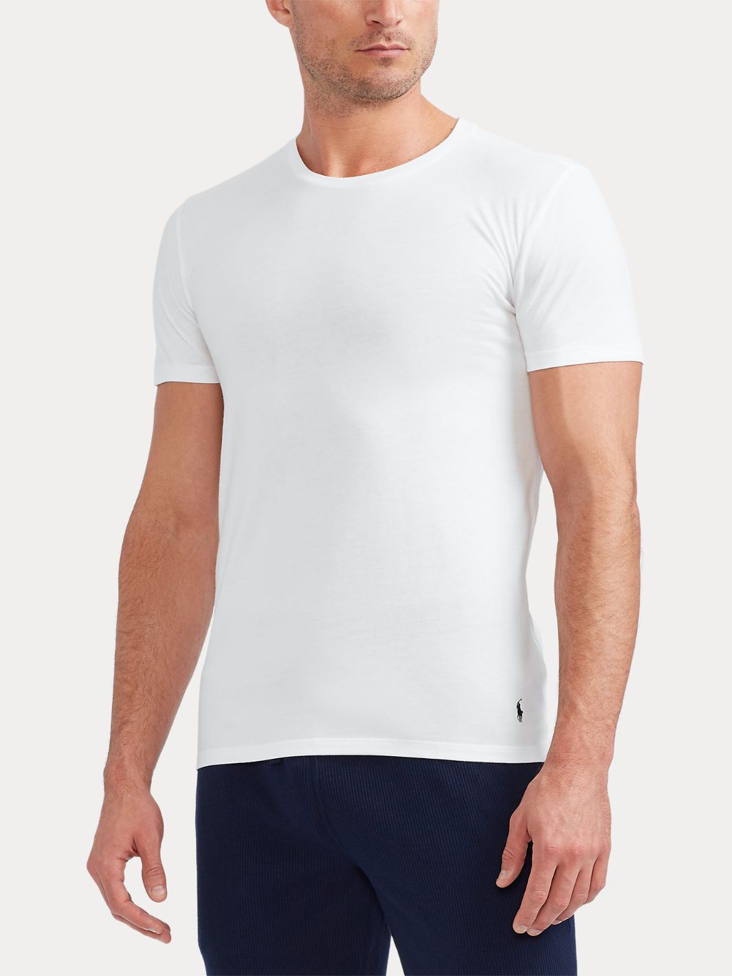Polo Ralph Lauren Tees & Longsleeves T-Skjorte | Slim Crewneck 3-Pack White