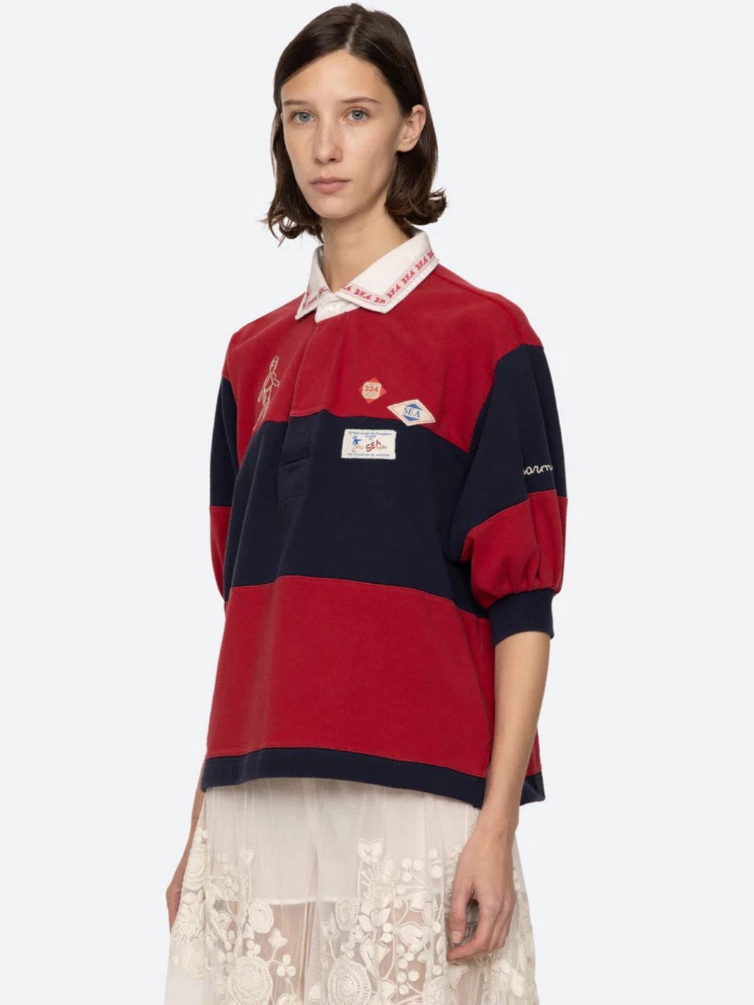 Sea NY Sweaters Genser | Carolyn Workwear Rugby Shirt