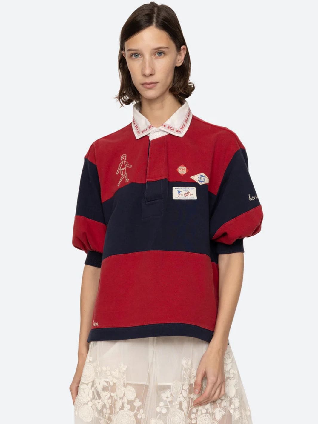 Sea NY Sweaters Genser | Carolyn Workwear Rugby Shirt