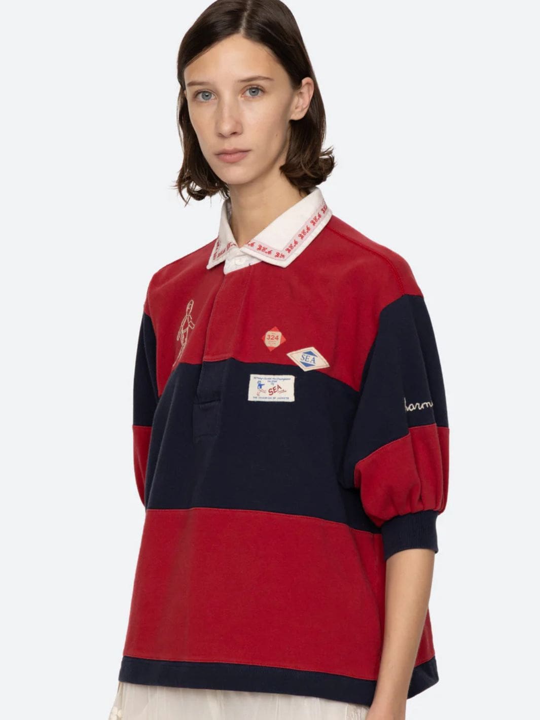 Sea NY Sweaters Genser | Carolyn Workwear Rugby Shirt