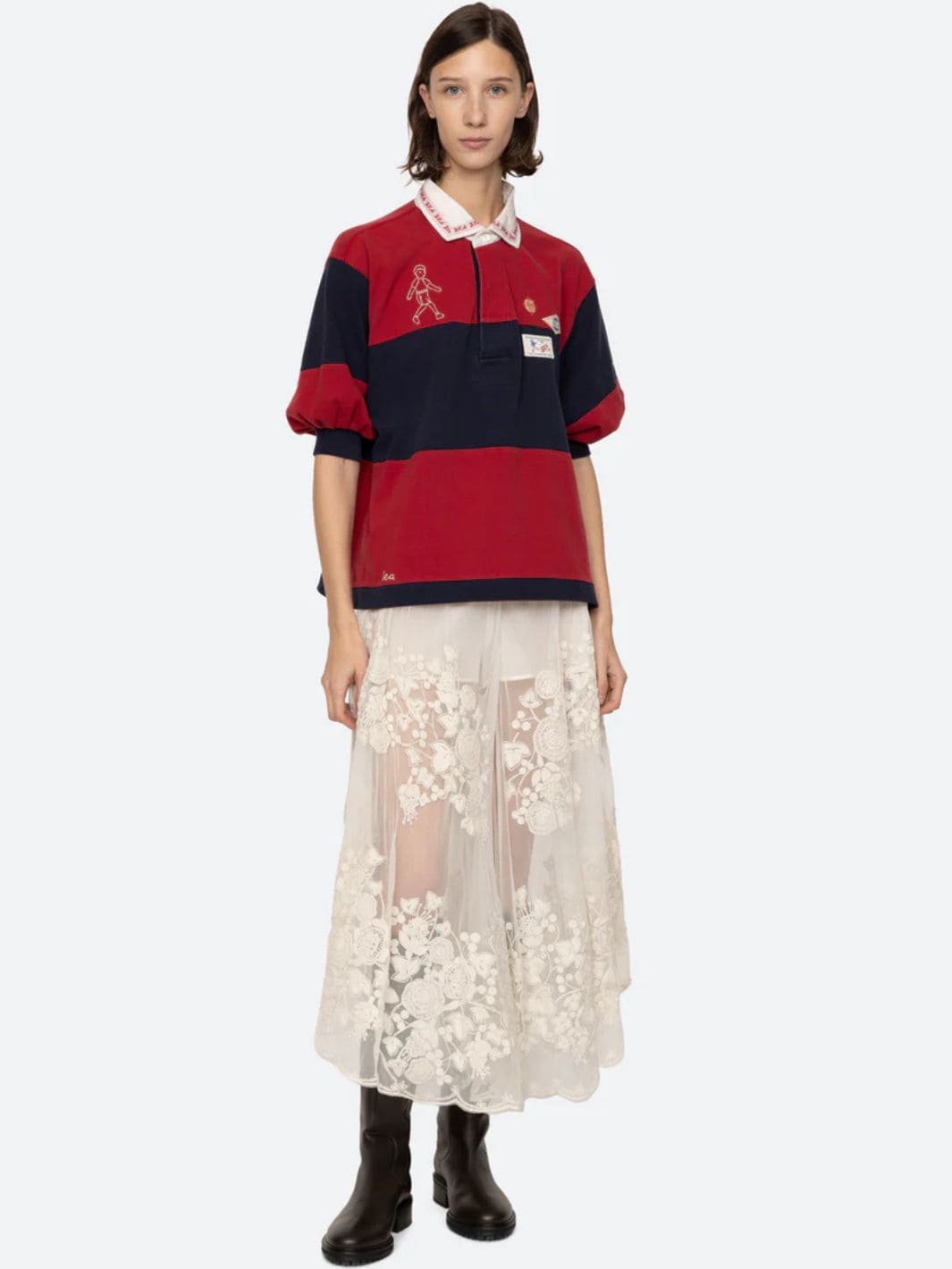 Sea NY Sweaters Genser | Carolyn Workwear Rugby Shirt
