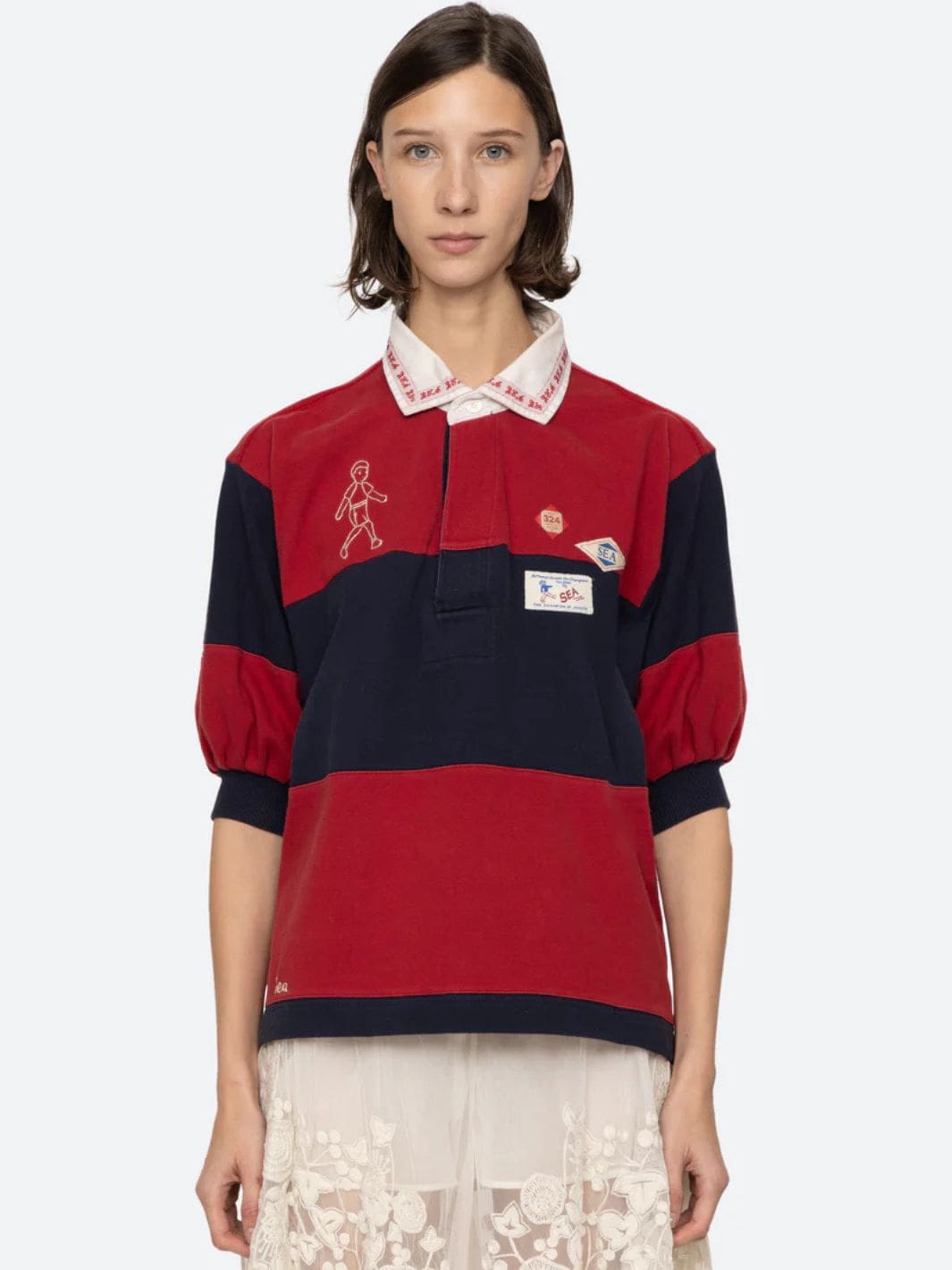 Sea NY Sweaters Genser | Carolyn Workwear Rugby Shirt
