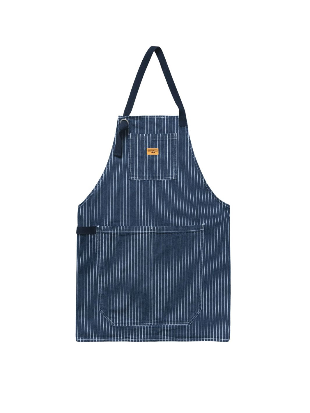 Service Works Accessories Kjøkkenforkle | Pinstripe Denim Apron Indigo