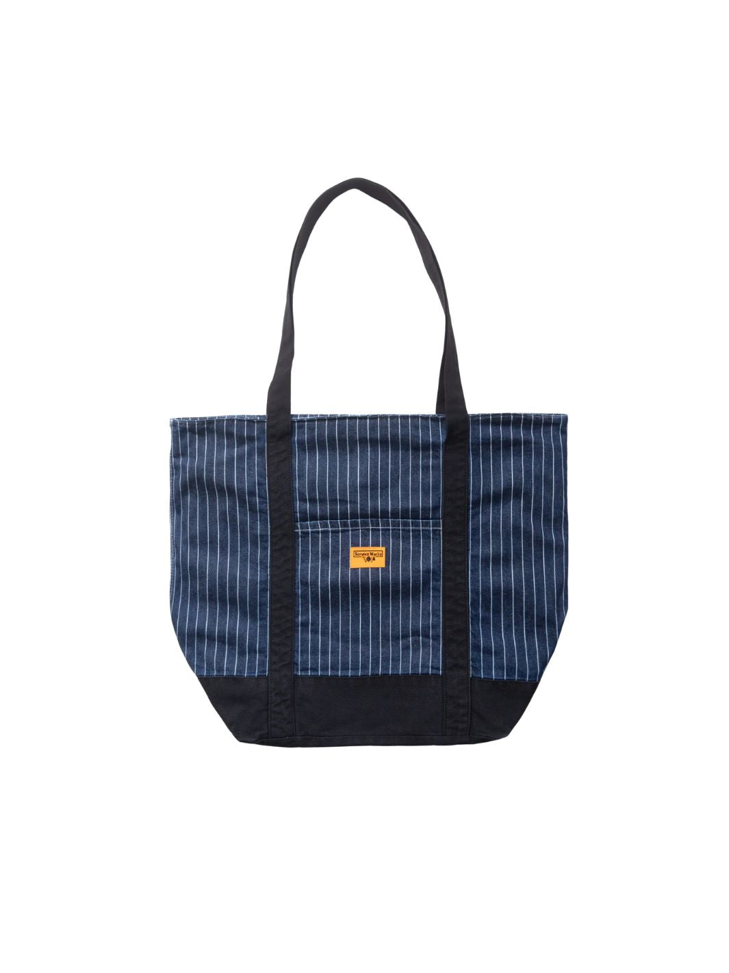 Service Works Bags Tote | Pinstripe Denim Tote Indigo