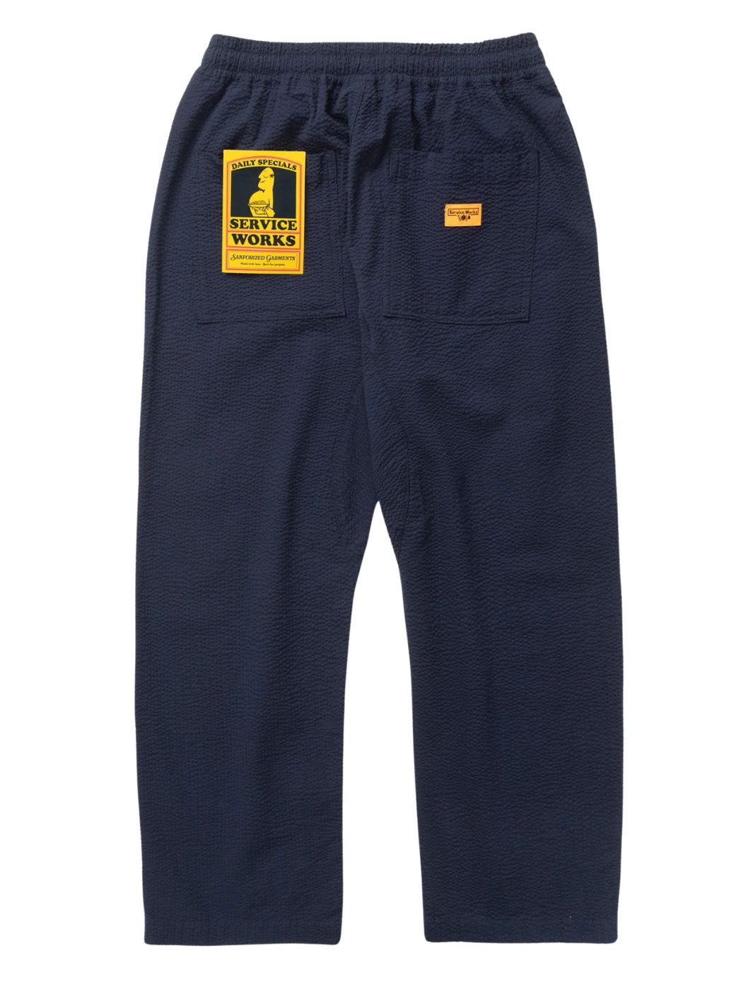 Service Works Bukser Bukse | Seersucker Chef Pants D.Navy