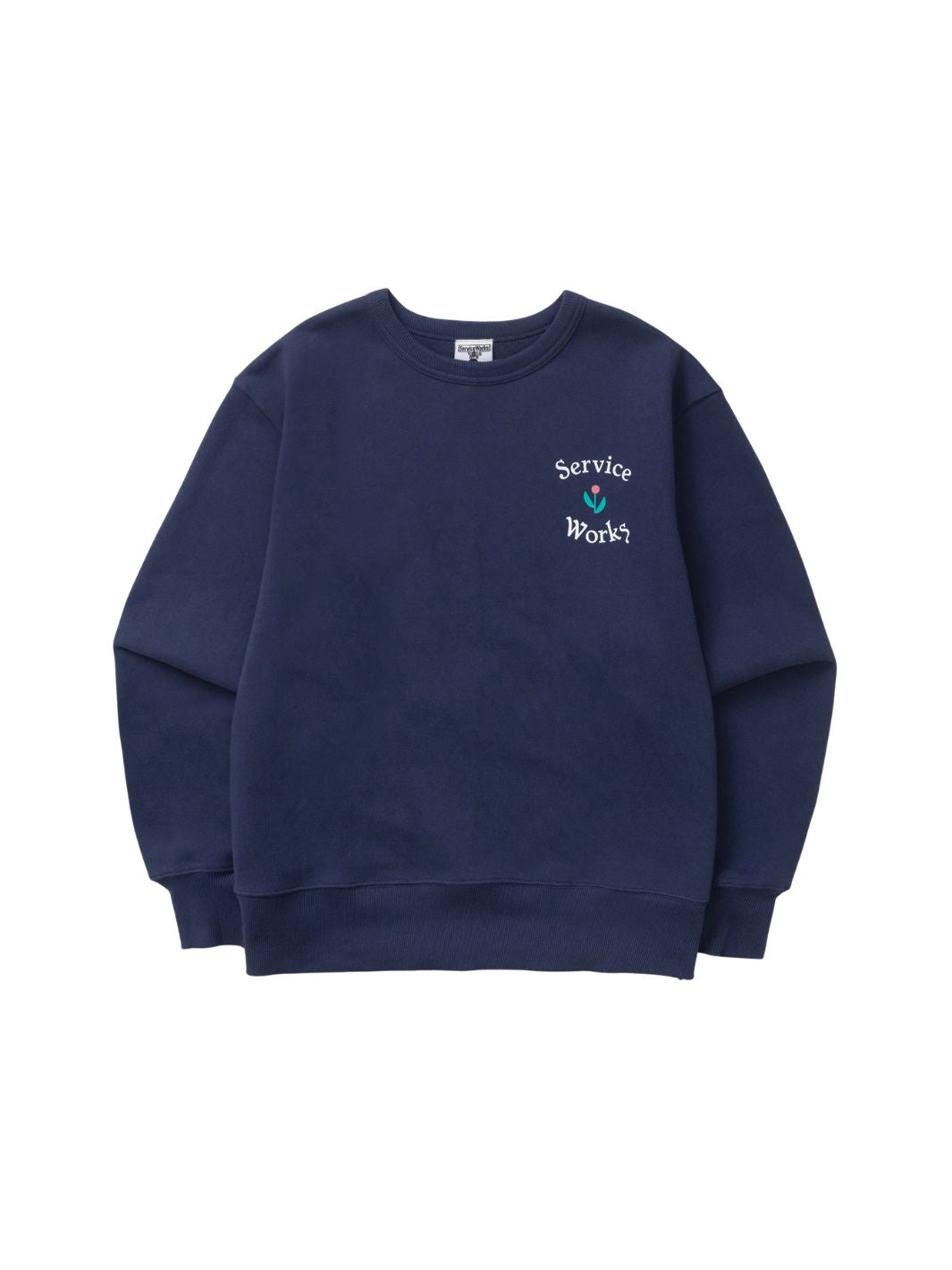 Service Works Sweaters Genser | In Bloom Crewneck Navy