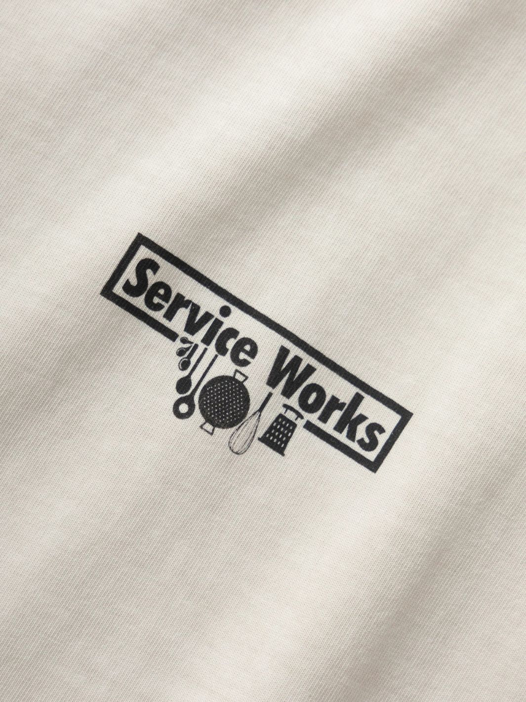 Service Works Tees & Longsleeves T-Skjorte | Pigment Dyed Trademark Tee Natural