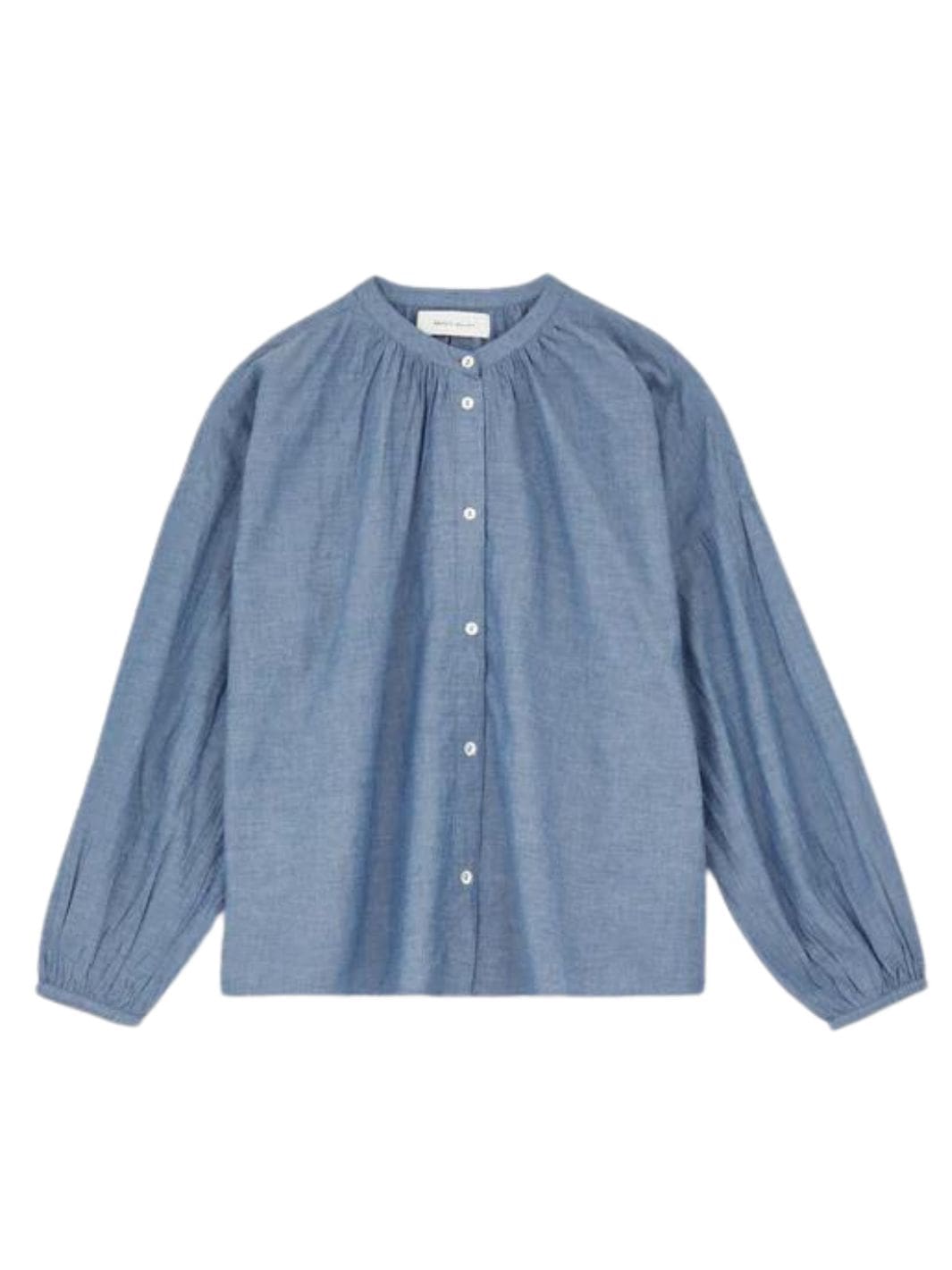 Skall Studio Shirts Skjorte | Cilla Shirt Blue Chambray