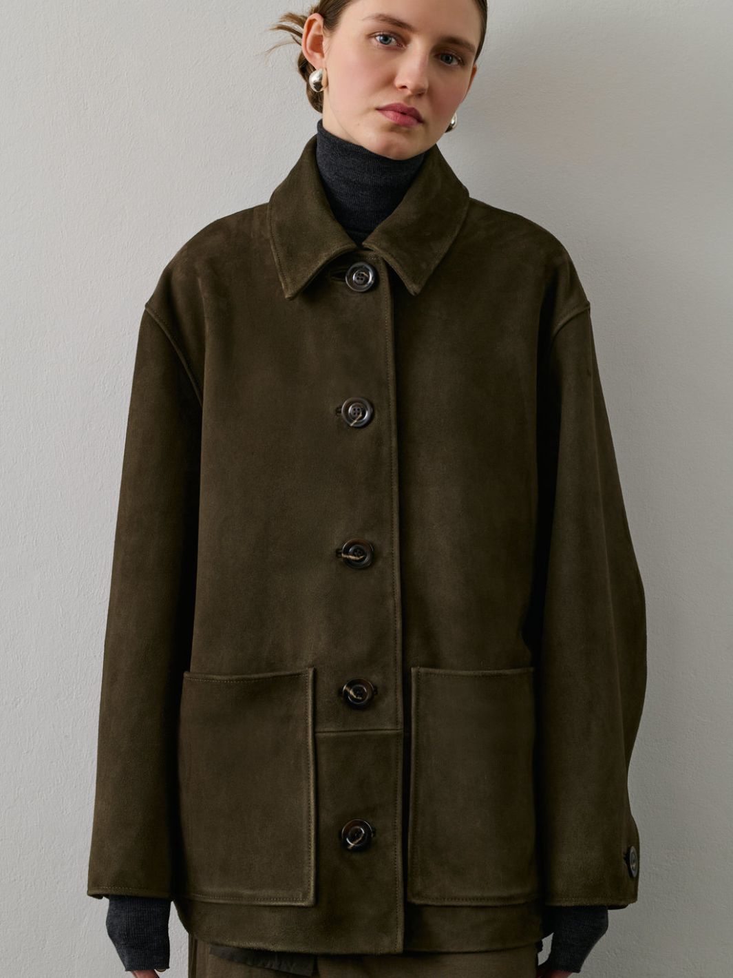 Soeur Jackets Jakke | Vincenzo Jacket Dark Khaki
