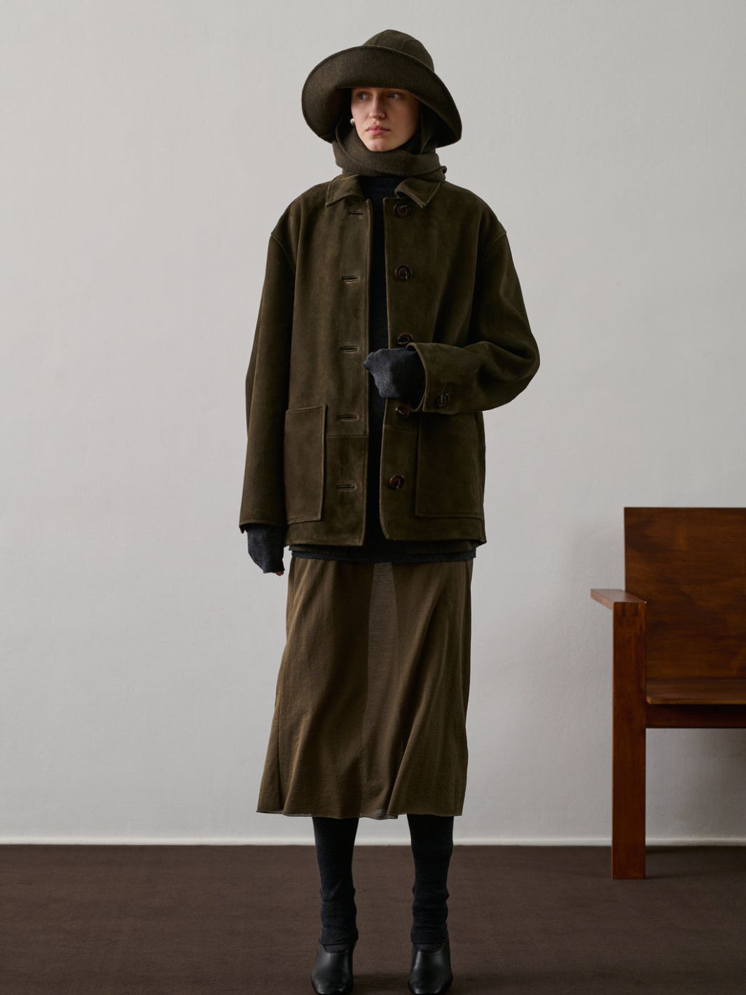 Soeur Jackets Jakke | Vincenzo Jacket Dark Khaki