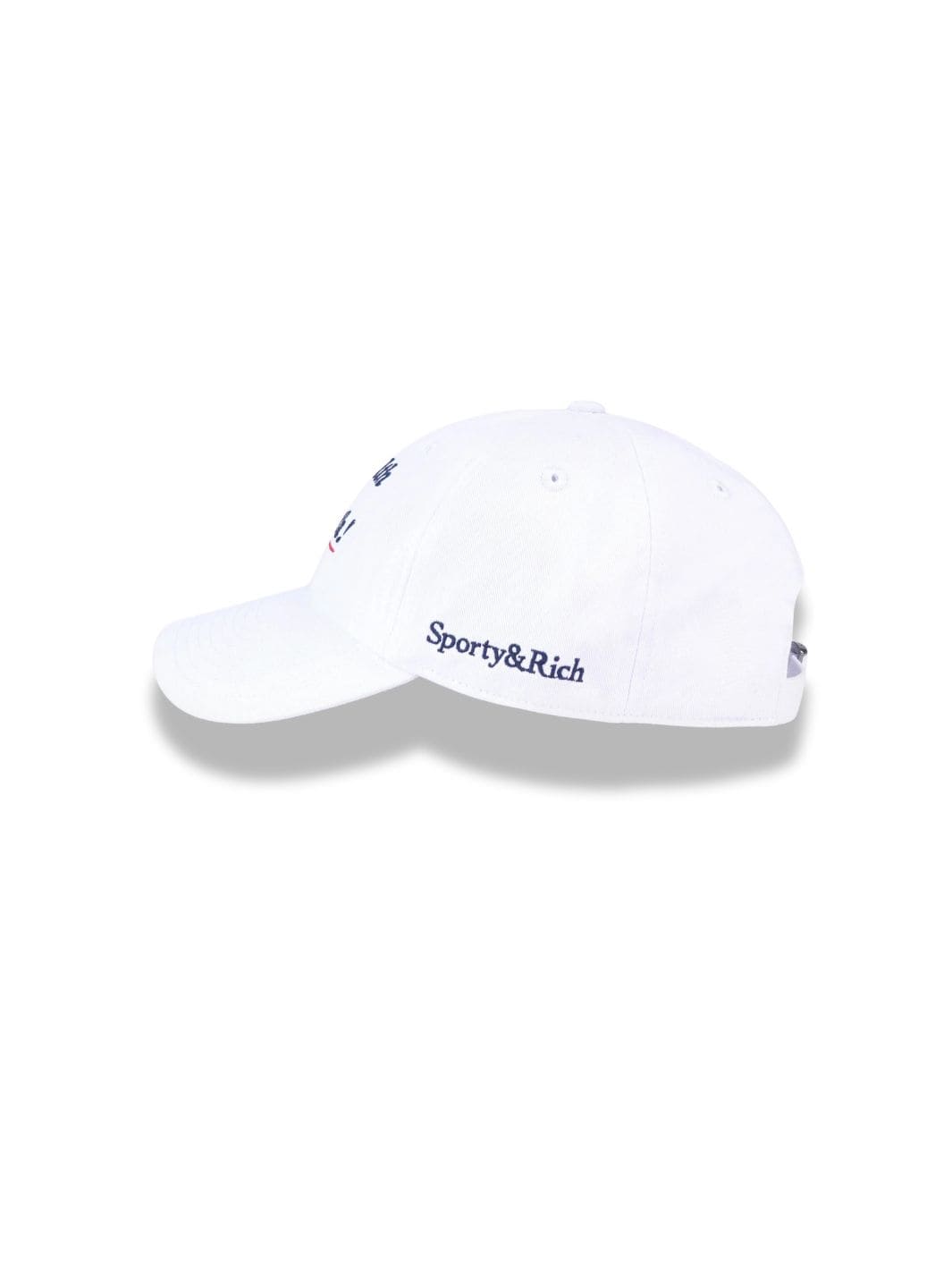 Sporty & Rich Accessories Cap | Health Is Wealth Hat White