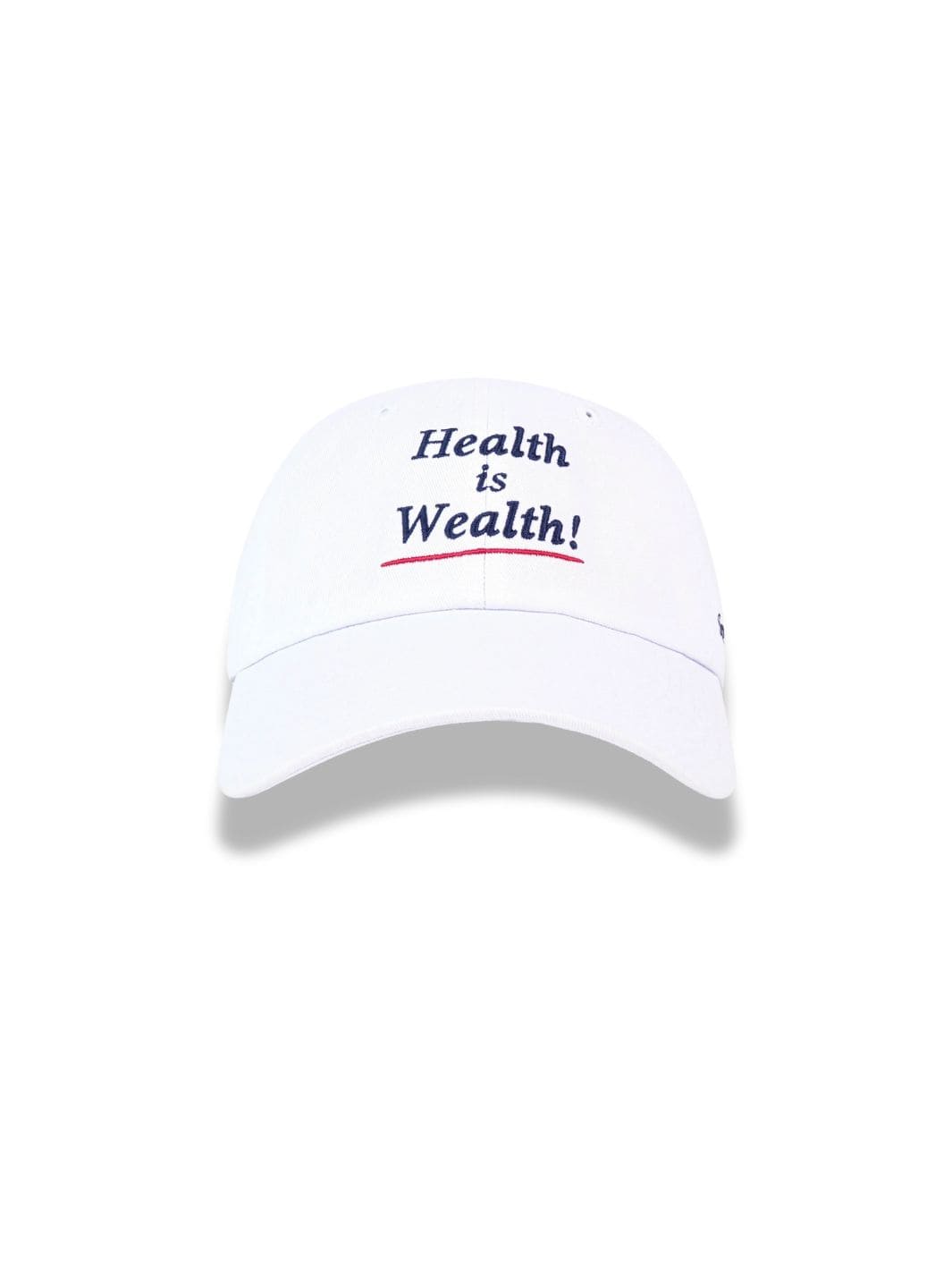 Sporty & Rich Accessories Cap | Health Is Wealth Hat White