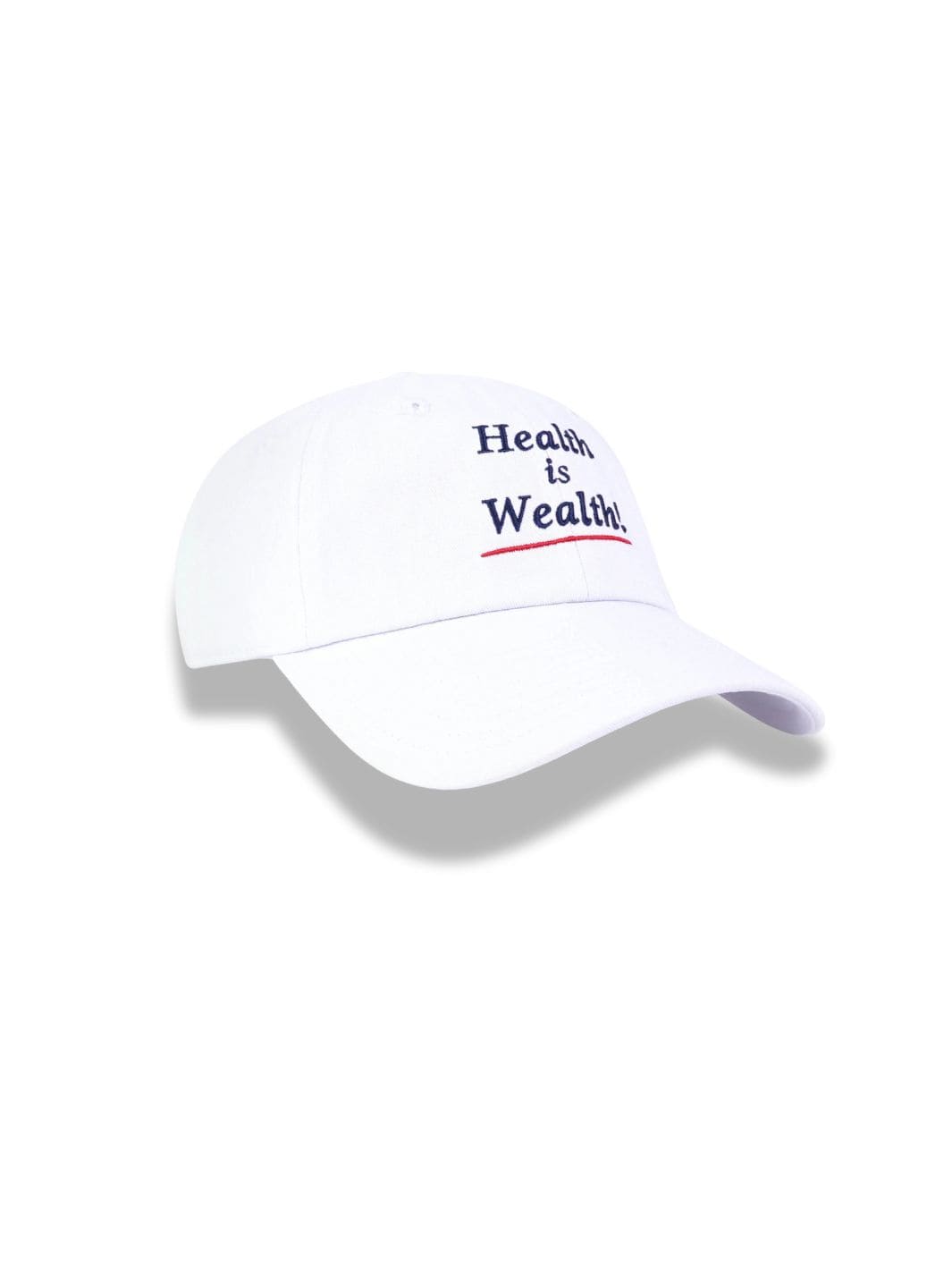 Sporty & Rich Accessories Cap | Health Is Wealth Hat White