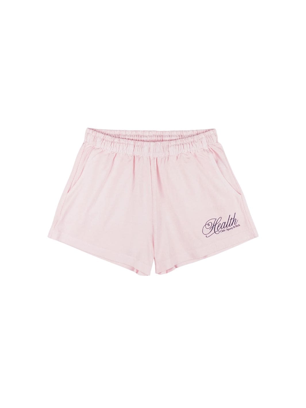 Sporty & Rich Shorts Shorts | Health Script Disco Short Pink