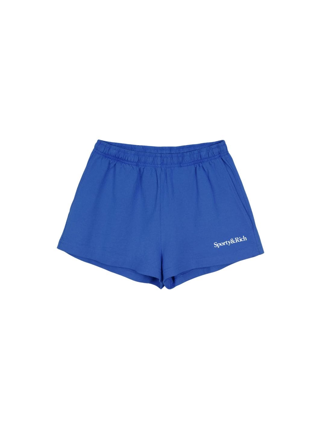 Sporty & Rich Shorts Shorts | Serif Logo Disco Short Blue