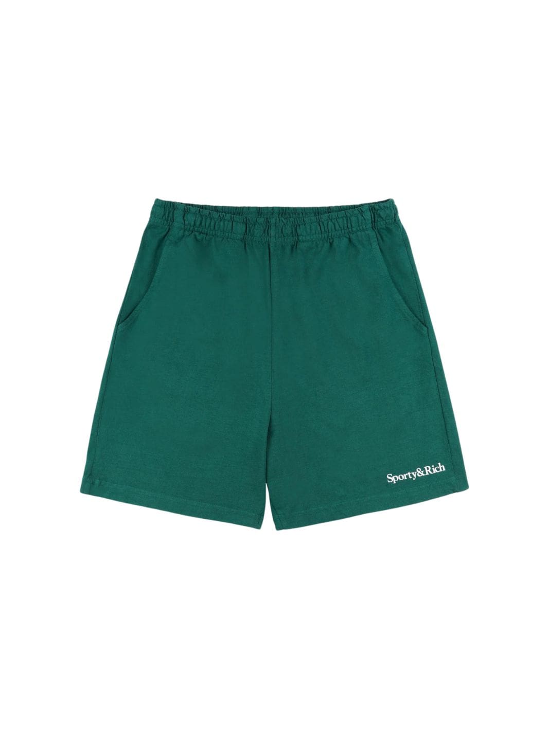 Sporty & Rich Shorts Shorts | Serif Logo Gym Shorts