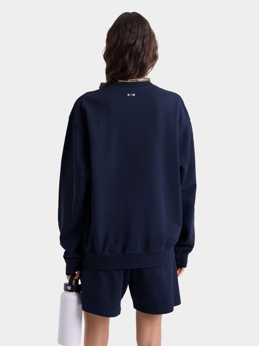 Sporty & Rich Sweaters Genser | Dodgers Crewneck Navy/White