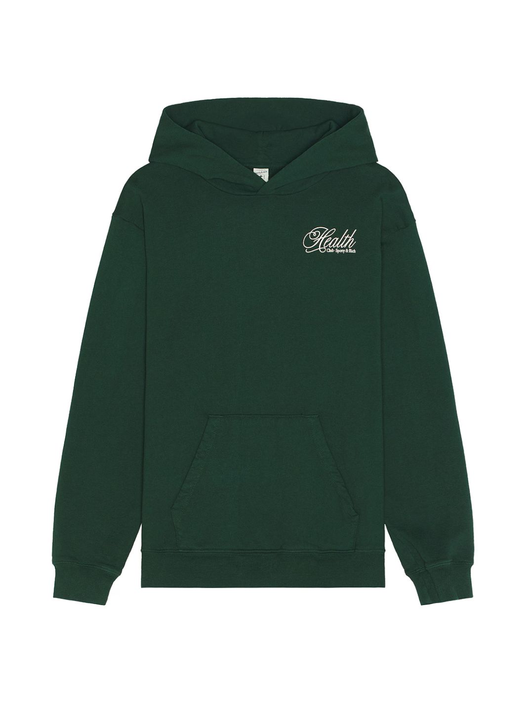 Sporty & Rich Sweaters Genser | Health Script Hoodie Forest