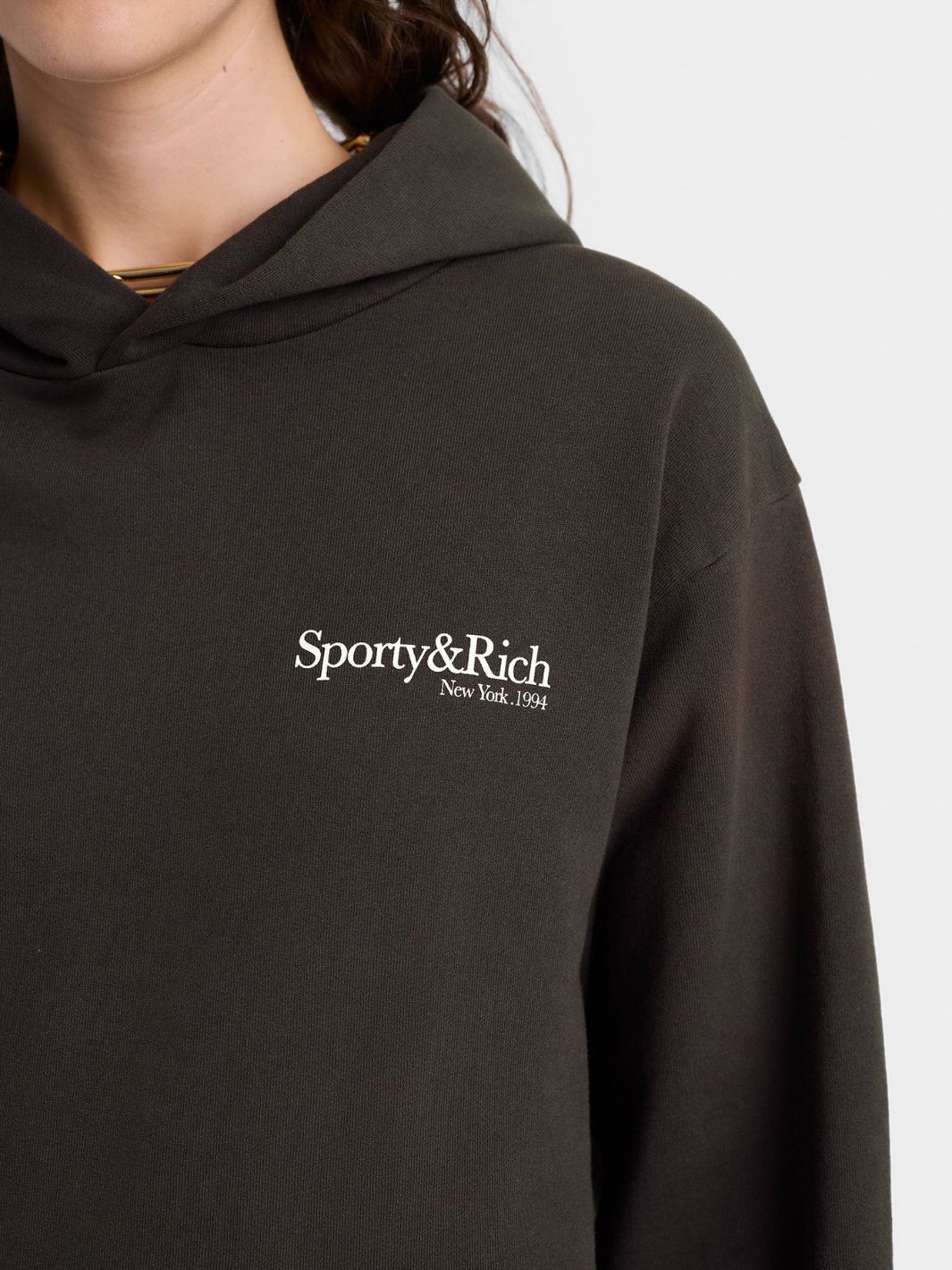 Sporty & Rich Sweaters Genser | HWCNY Hoodie Black