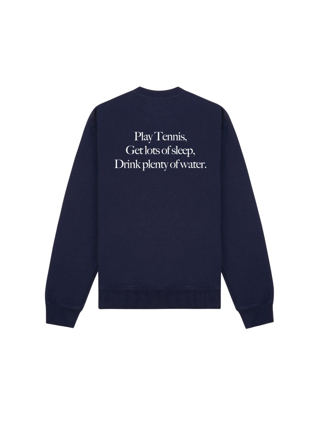 Sporty & Rich Sweaters Genser | Play Tennis Crewneck Navy